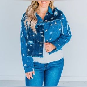 White Birch Denim Jacket